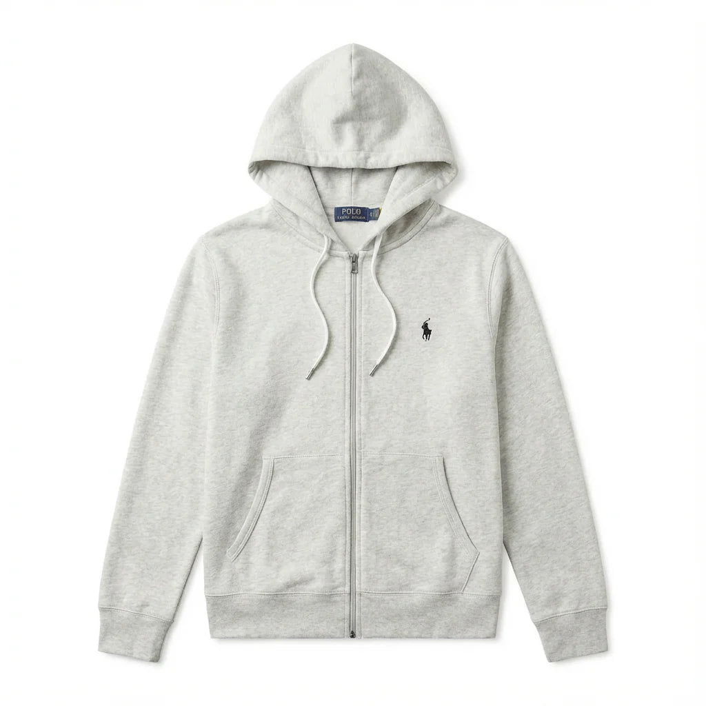 Premium Herren Freizeitanzug mit elegantem Kragen & Half-Zip – Mailand Stil